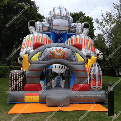 Коммерческий надувной батут "Робот" 13.5*7*9 м