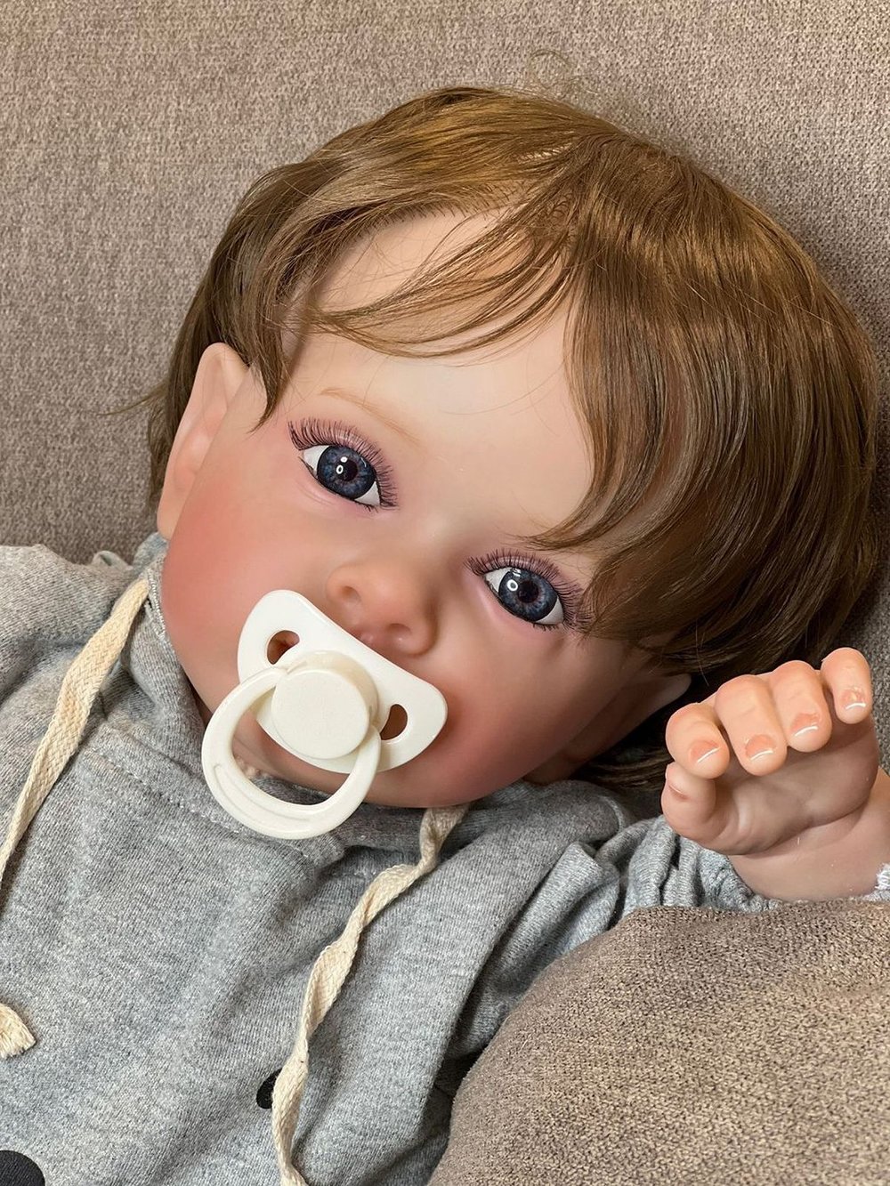 Кукла Реборн мягконабивная 60см в пакете (FA-159)