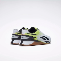 Кроссовки Reebok Nano X3 (Бело-салатовые)
