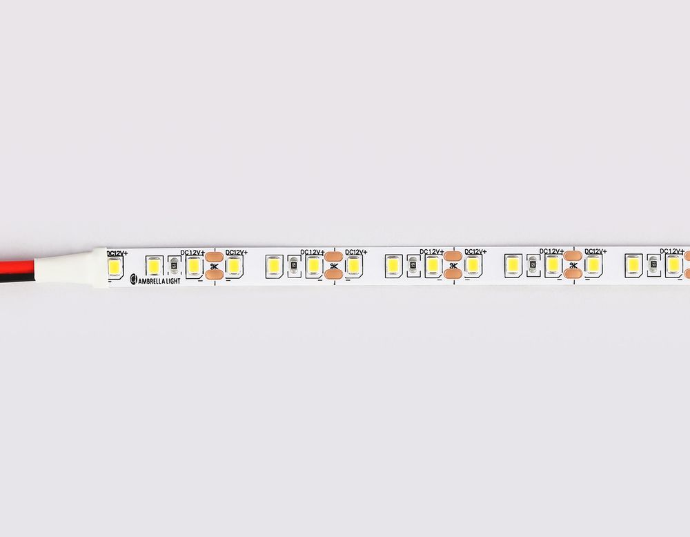 Ambrella Светодиодная лента Ambrella Light GS1101 2835 120Led /9.6W m/ 12V IP20 3000K 5m/кратность резки 25mm LED Strip 12V GS1101