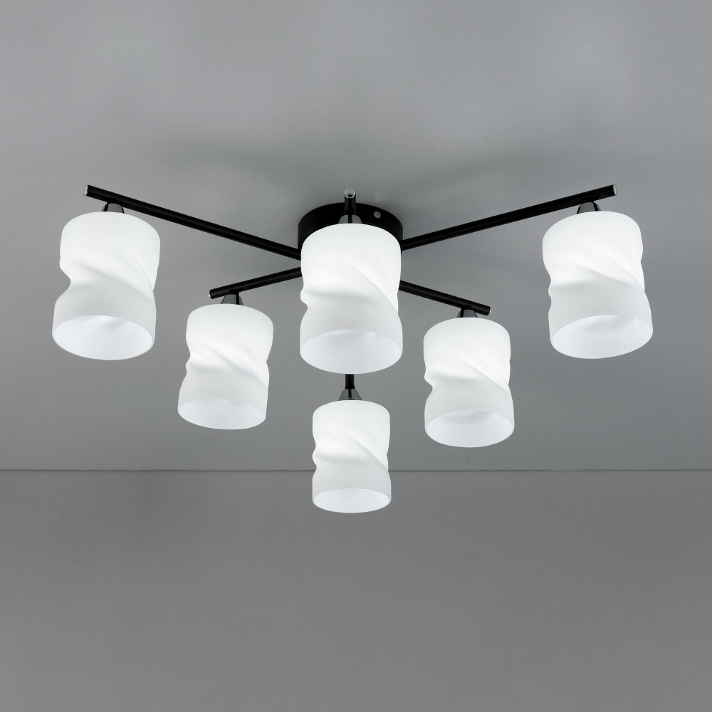 Citilux Нильс CL132165 Люстра потолочная Чёрная