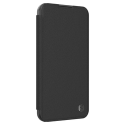 Кожаный чехол книжка с откидной крышкой для камеры от Nillkin для Samsung Galaxy S24, серия Qin Prop Leather Case
