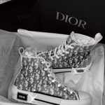 Высокие кеды Диор Walk'n'Dior с принтом Dior люкс класса
