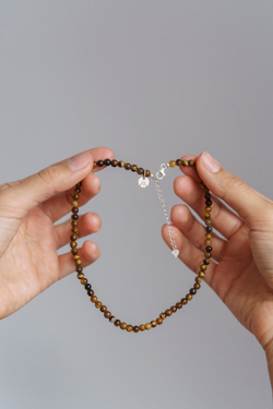 ХХХ Браслет "Memo about Power" двойной из тигрового глаза