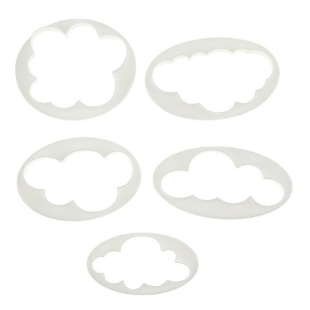 Набор вырубок "Облака" 5шт