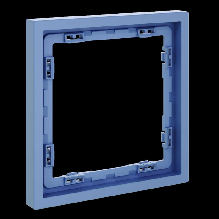 Рамка пластиковая S70 на 1 пост, (деним) Voltum VLS100115