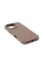 Кожаный чехол Leather Case iPhone 16 Pro Бежевый