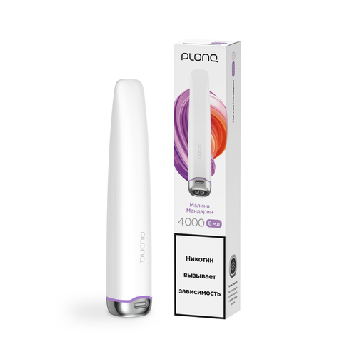 PLONQ PLUS PRO 4000 Малина Мандарин (Ч/З)