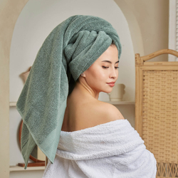 Полотенце банное 76х142 Onsilk Шанти оливковое