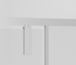 Душевой уголок Slim-N VSR-4SNP1012CLB, 1200*1000, черный, стекло прозрачное