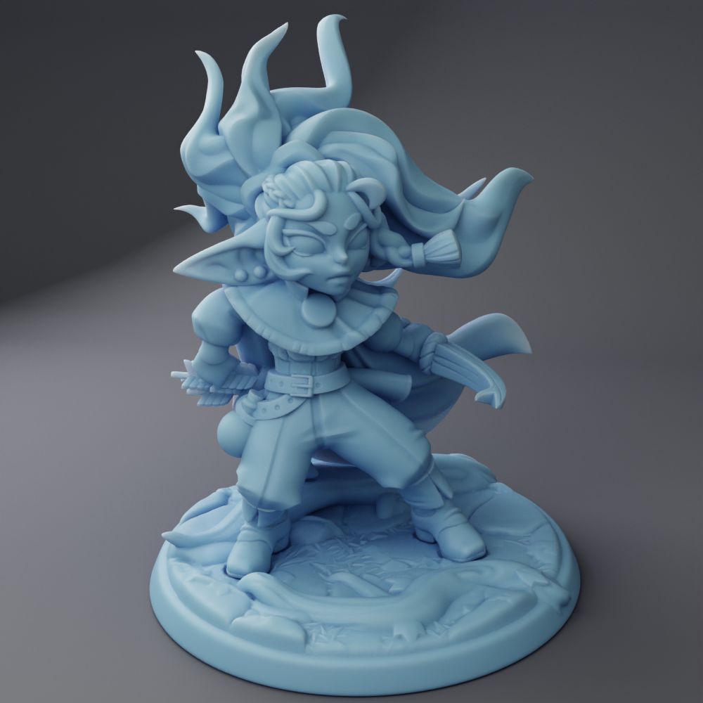 Миниатюры Девушки гоблины 32мм 75мм 100мм goblin girl