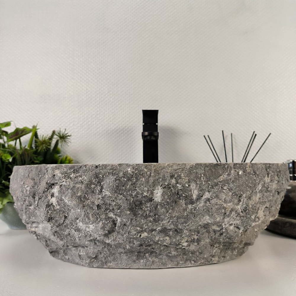 Раковина из мрамора Erozy Grey EM-64525 50*40*15 0188