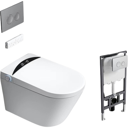 Комплект унитаза биде с инсталляцией Timo TE-751 с сиденьем Микролифт и клавишей смыва Хром