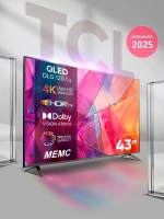 Телевизор 43" смарт 43P7K 4K UltraHD, wifi, черный