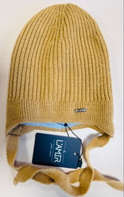 Шапка демисезонная на мальчика до 2 лет