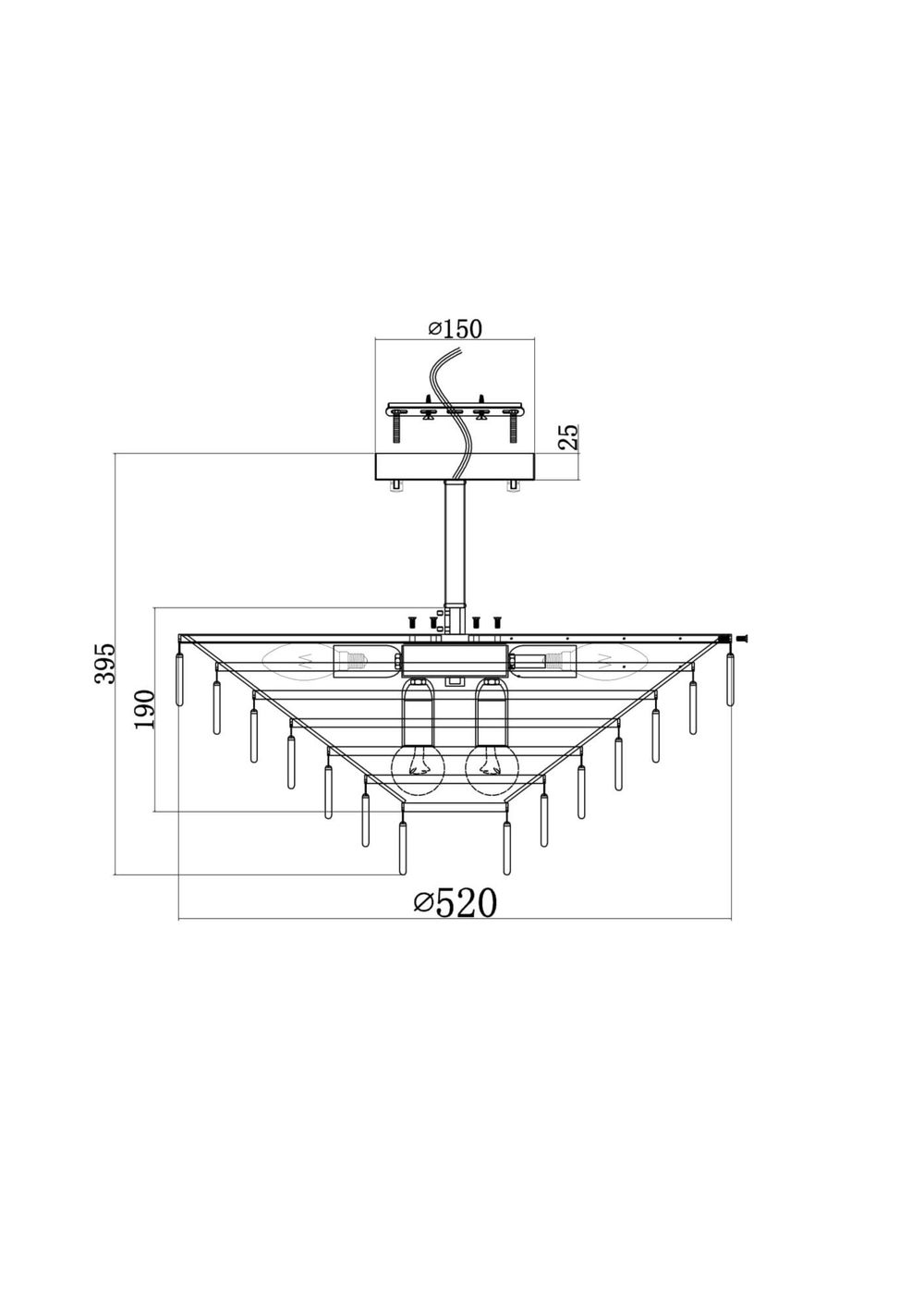 Хрустальная люстра Maytoni Mazzo MOD130CL-11G