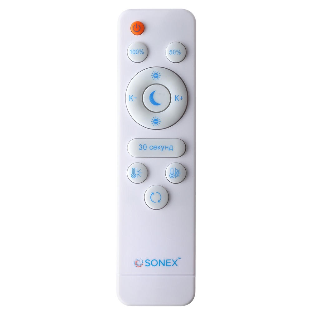 Потолочный светодиодный светильник Sonex 7700/40L AVRA LED SN 596 40Вт 3000-6000K D500 IP20 пульт ДУ FABIANA