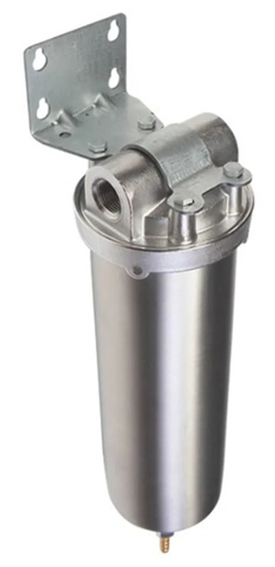 Корпус магистрального фильтра ГИДРОТЕК HSH-10SL 3/4" (нерж.сталь)