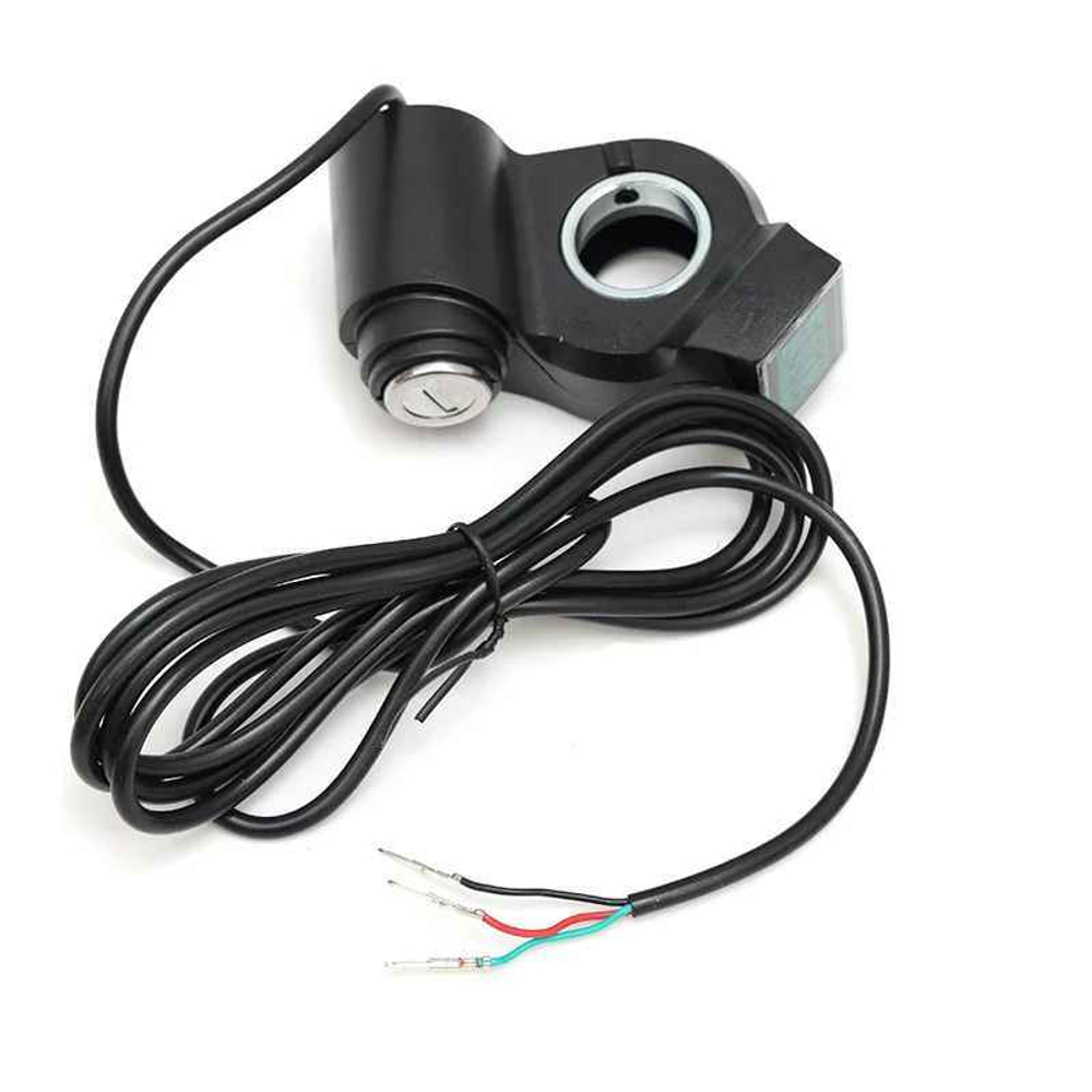 Вольтметр с замком зажигания для электросамокатов (кабель 2 метра)