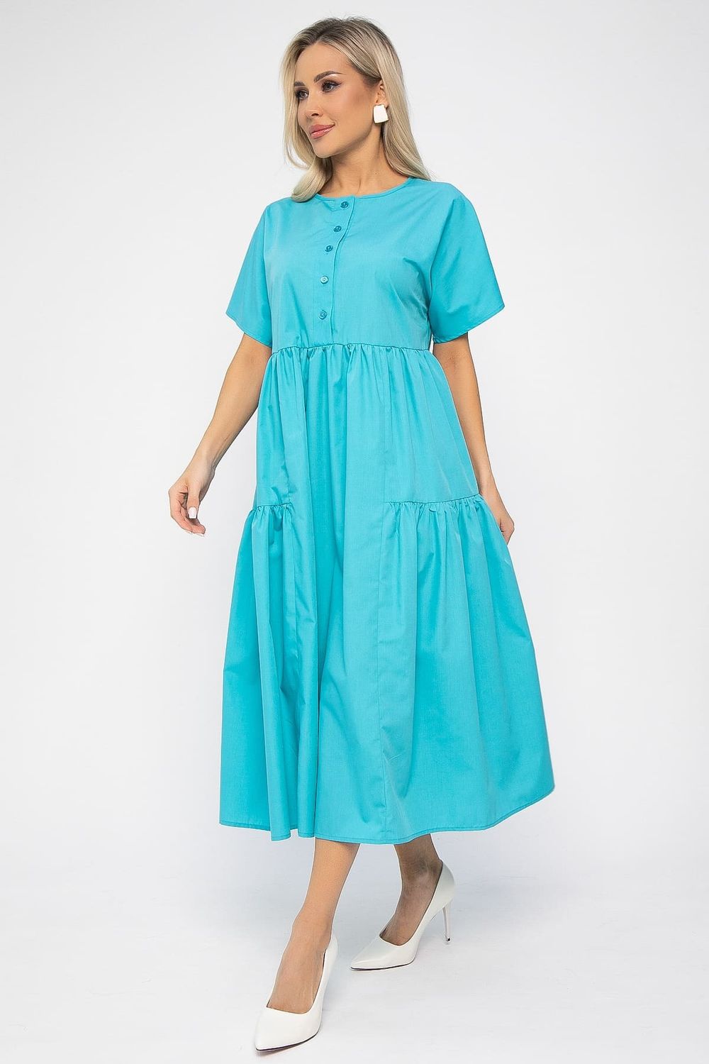 Платье Вельс (морская волна) П13602-36М LT Collection