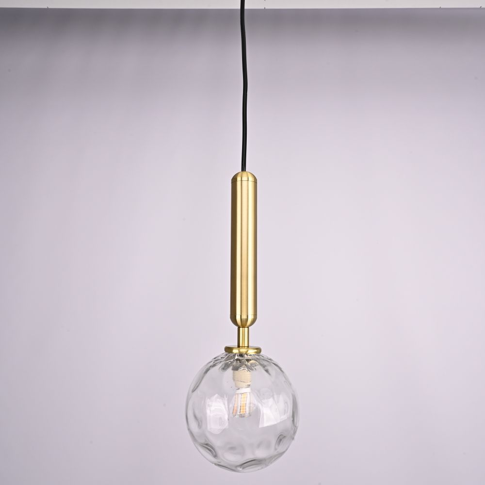 Подвесной светильник RAFFIN Gold/Transparent