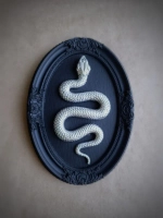 Барельеф на стену из гипса Змея