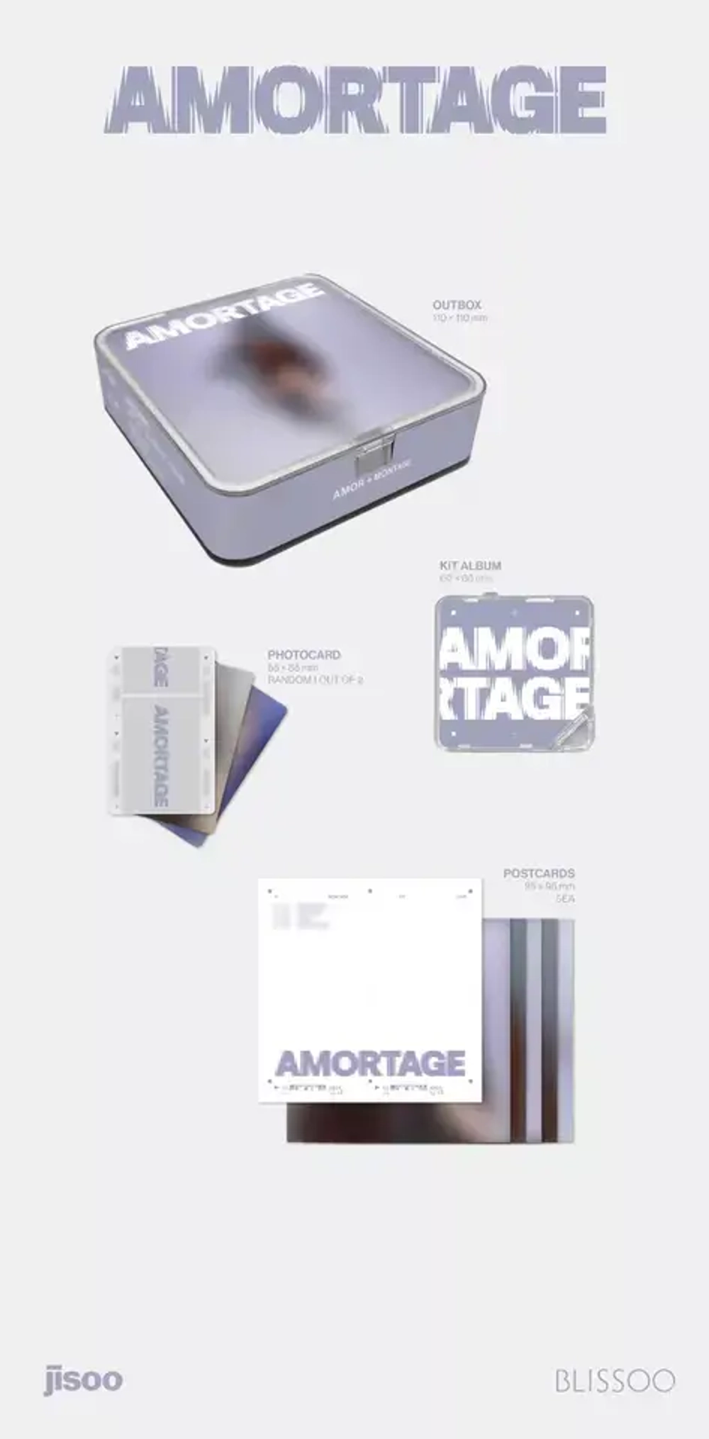 Альбом JISOO - AMORTAGE [APP ver.]