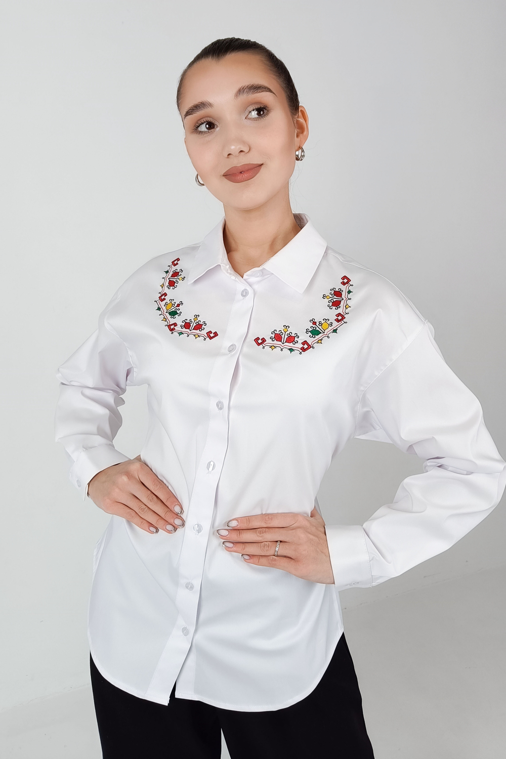 Блуза с чувашской вышивкой