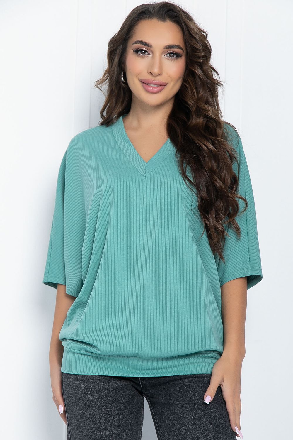 Блуза Вэнсдей (мята) Б11456 LT Collection