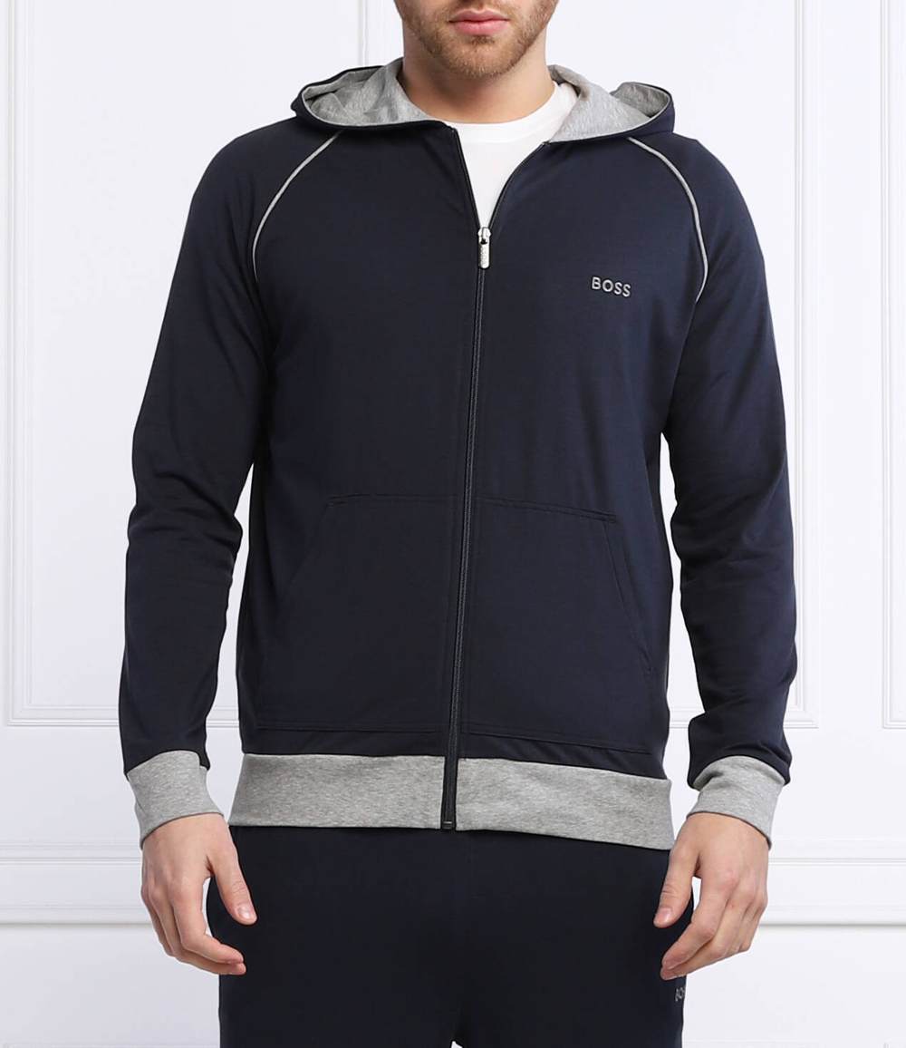 Худи Mix&Match Jacket H BOSS BLACK - темно-синий(50469540)