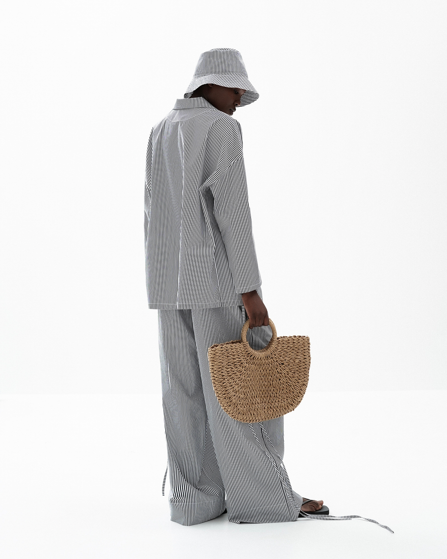 №038 Пижама городская (синяя полоска)