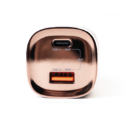 Сетевое зарядное устройство GoGadget CityPump 33W 1хUSB-C 1xUSB-A LCD (CH004)