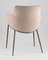 Стул Твигги велюр бежевый, каркас бежево-серый