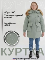 куртка удлиненная зима
