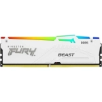 Оперативная память Kingston DDR5 DIMM FURY Beast White RGB 32Gb, 5600Mhz, [KF556C40BWA-32] CL40