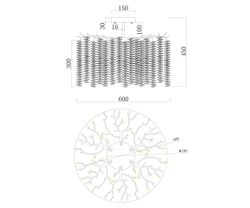 Kink Light 07871-60PD,33 Люстра Шанти золото