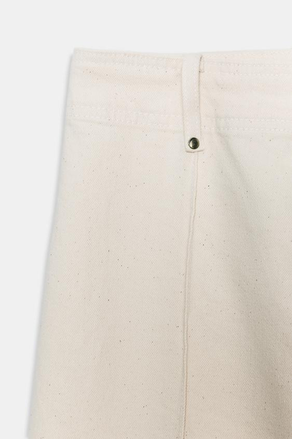 ZARA ДЖИНСЫ WIDE LEG С ВЫСОКОЙ ПОСАДКОЙ — ZW COLLECTION, ПЕСОЧНЫЙ