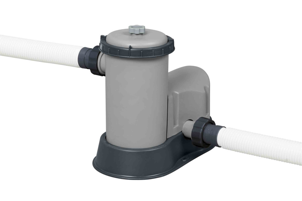 Каркасный бассейн Bestway Steel Pro MAX 549х132 см + фильтр-насос 5678 л/ч, лестница, тент (561FJ BW)