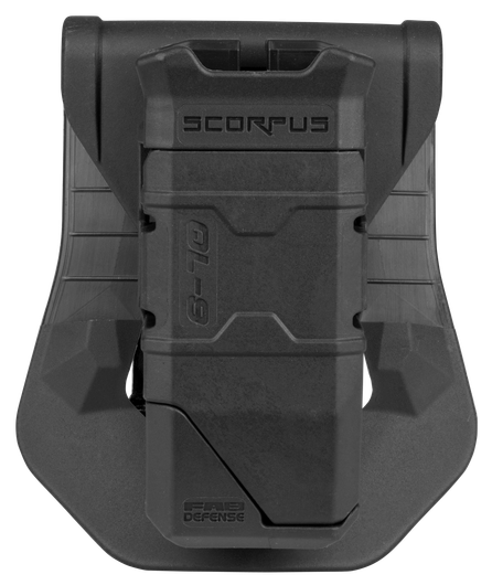 Одинарный пенал для магазинов Glock 9мм c заряжателем и креплением Paddle