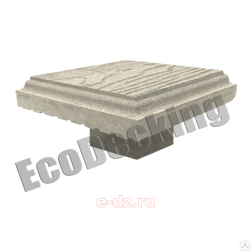 EcoDecking Крышка столба Комфорт (Шоколад / Венге)