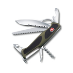 Нож перочинный Victorinox RangerGrip 179 (0.9563.MWC4) 130мм зеленый/черный