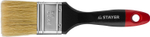 STAYER Universal, 50 мм, 2″, светлая, натуральная щетина, деревянная ручка, все виды ЛКМ, плоская кисть, Professional (0104-050)