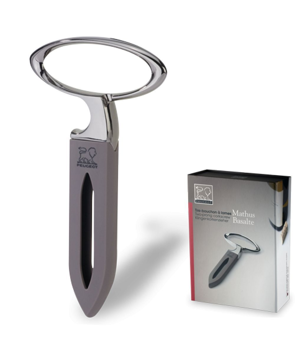 Штопор для хрупких пробок Peugeot Mathus Basalte Two Франция упаковка