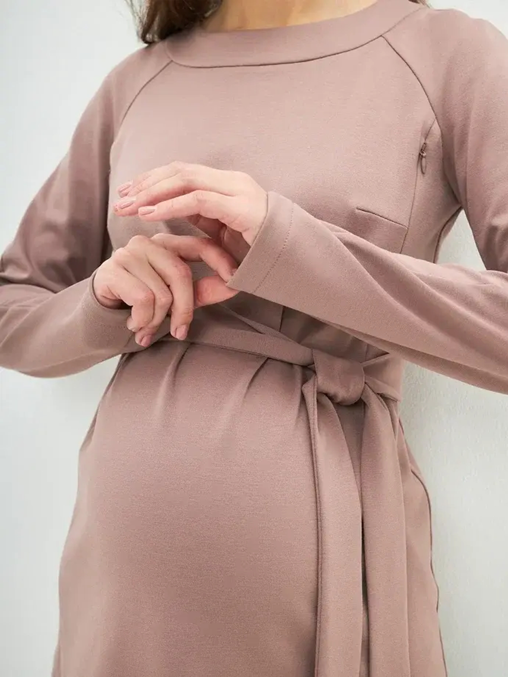 Джемпер для беременных и кормящих мам