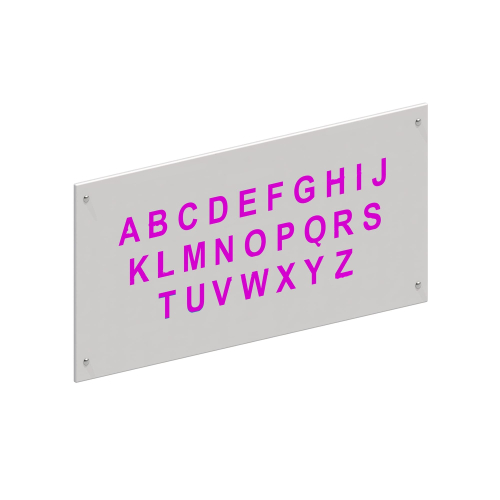 Игровая панель «Латинский алфавит»