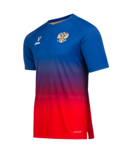 Футболка разминочная JOGEL NATIONAL PerFormDRY Pre-Match Tee, сине-красный