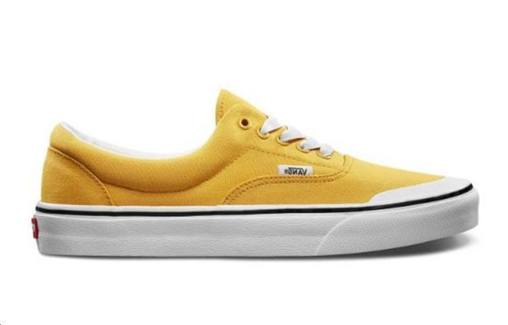 Vans Era retro street casual non-slip lightweight low-top sneakers for men and women the same style deciduous yellow