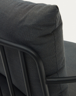 Bramant Кресло из стали с черной отделкой