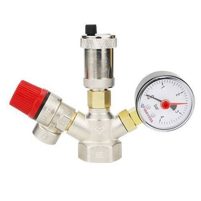 Группа безопасности котла Varmega VM161 - 1" (для систем отопления до 50 кВт, без теплоизоляции)