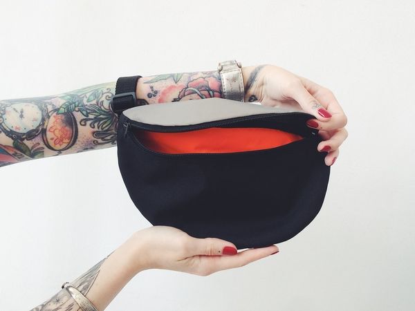 Сумка Поясная Сигнальная Светоотражающий верх - фото 4